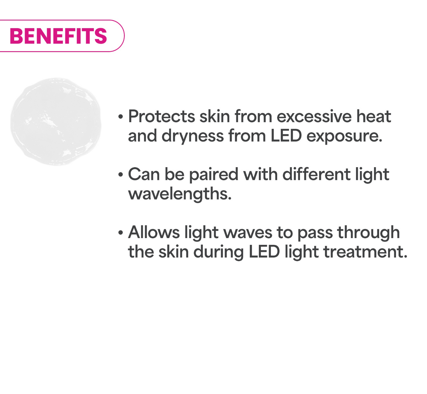 LED Light see-through | Professional Hydrojelly® Mask